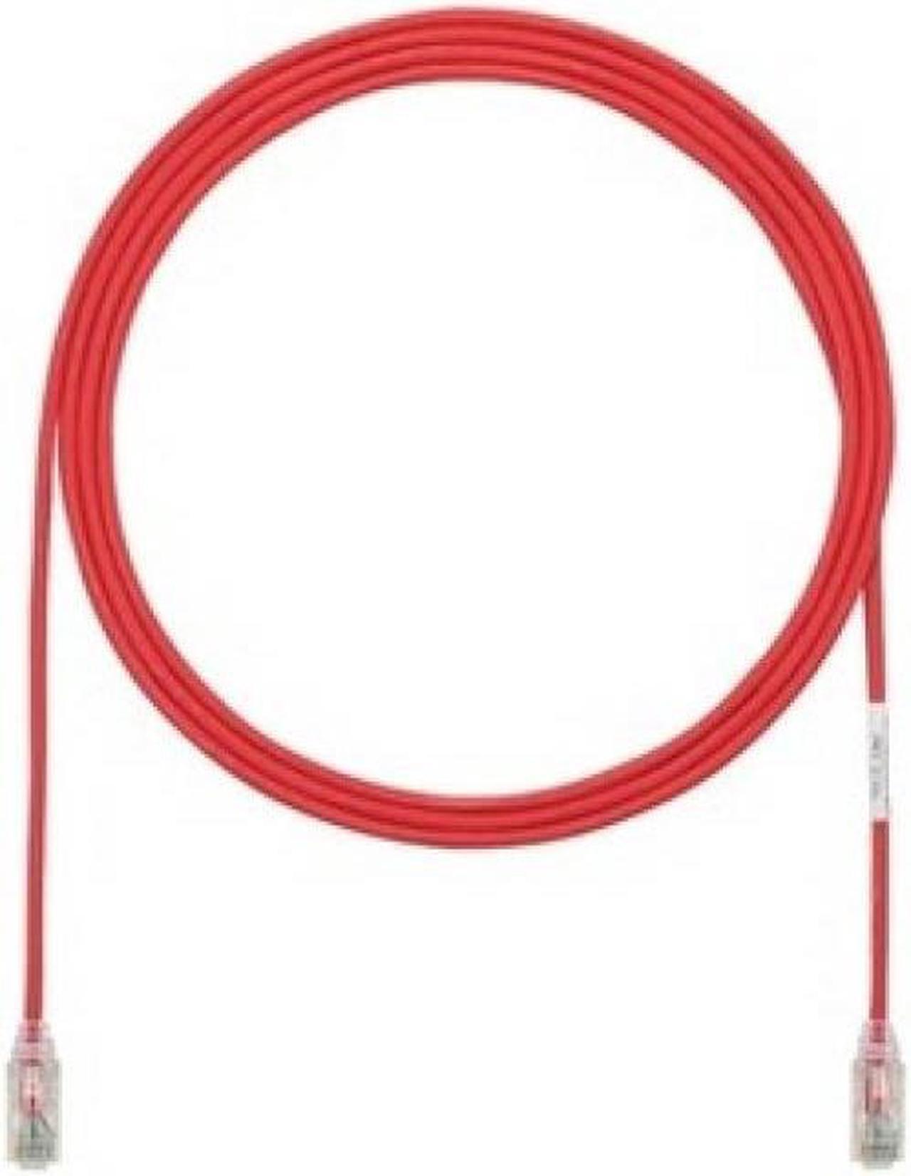 Alt view image 7 of 7 - Panduit UTP28SP7RD 7 ft. Cat 6 Red Cable EA CU PC 28 AWG UTP