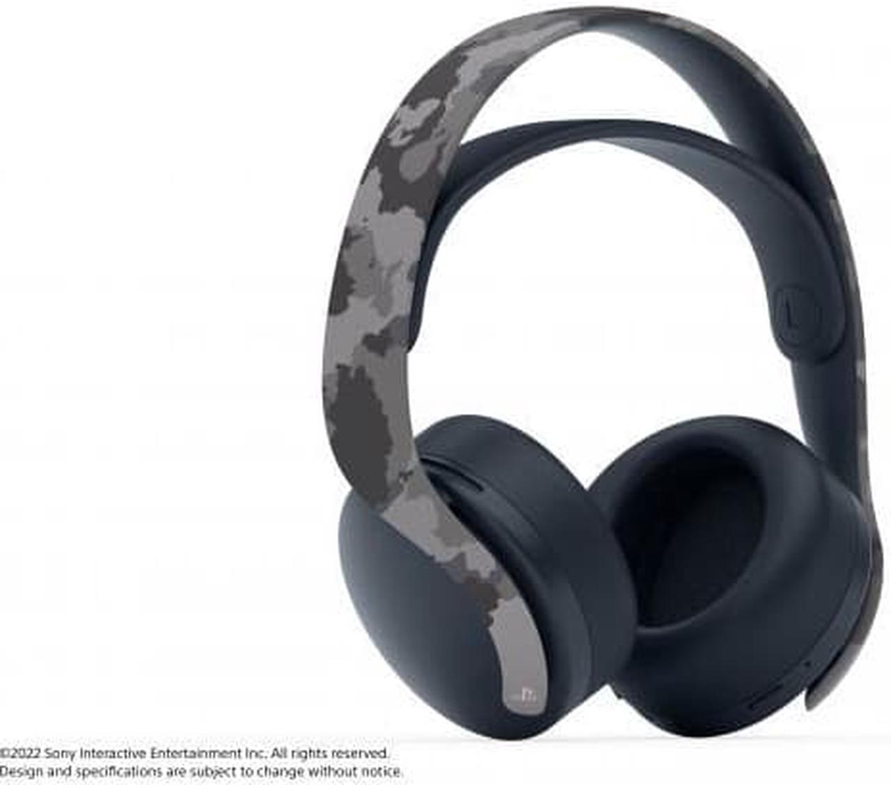 Alt view image 5 of 14 - Sony PULSE 3D Wireless Headset for PS5, PS4, and PC Gray Camouflage Model 1000030605