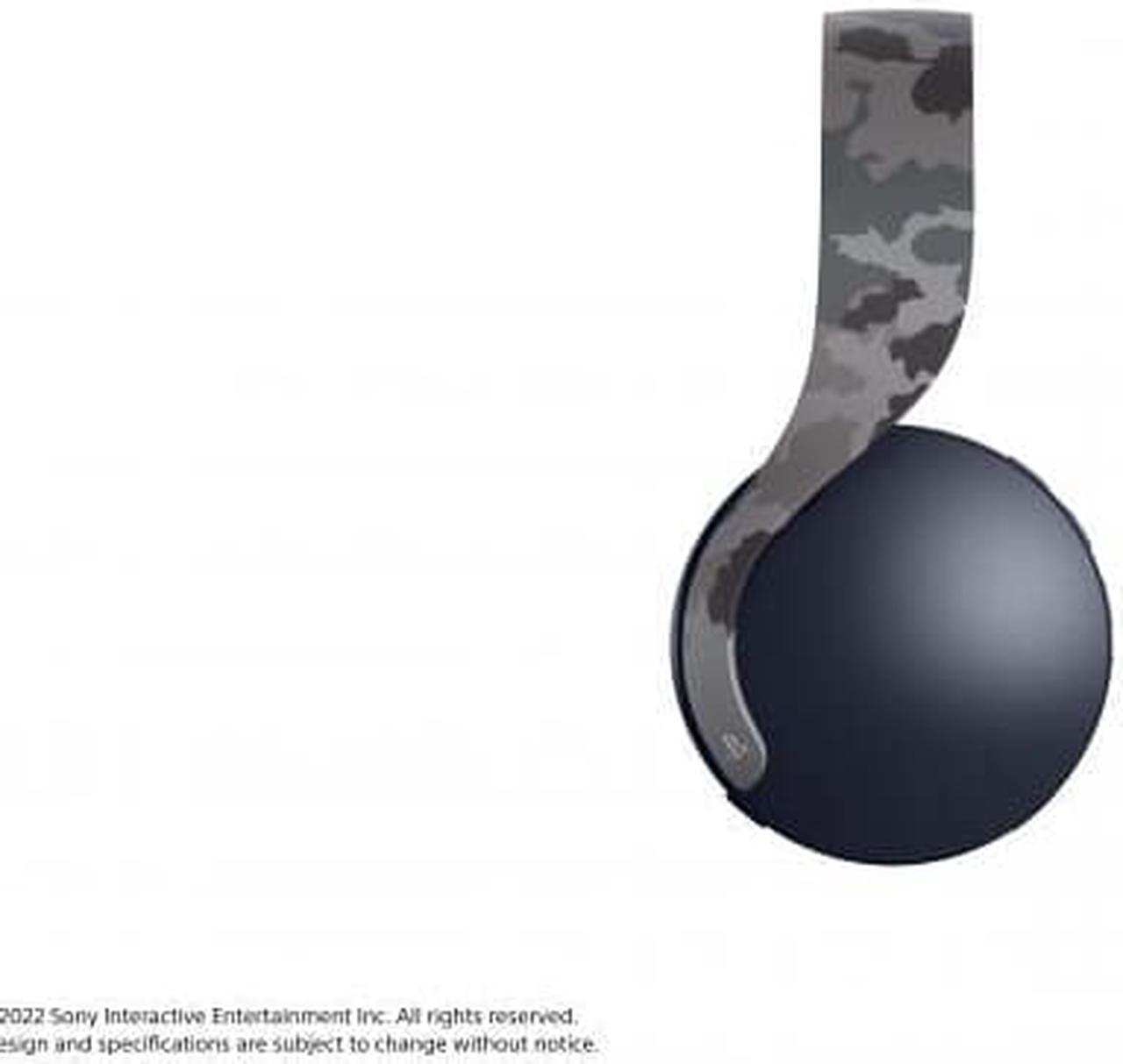 Alt view image 7 of 14 - Sony PULSE 3D Wireless Headset for PS5, PS4, and PC Gray Camouflage Model 1000030605