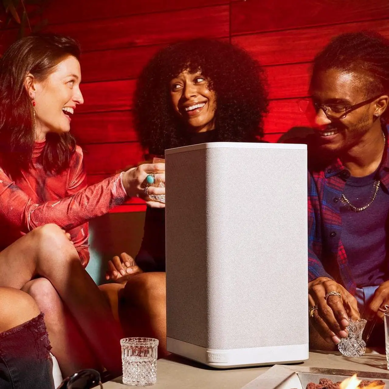 Alt view image 5 of 8 - Ultimate Ears HYPERBOOM Portable Bluetooth Party Speaker - White