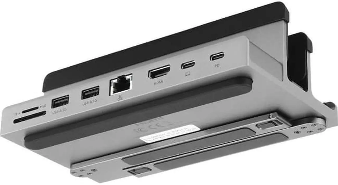Main image of SIIG USB-C Laptop Stand W/ 4K Docking Station - Unique multitasks design for foldable holder and vertical Laptop stand & Docking station - HDMI 4K@60Hz display - Two USB-A 5Gbps - Gigabit Ethernet