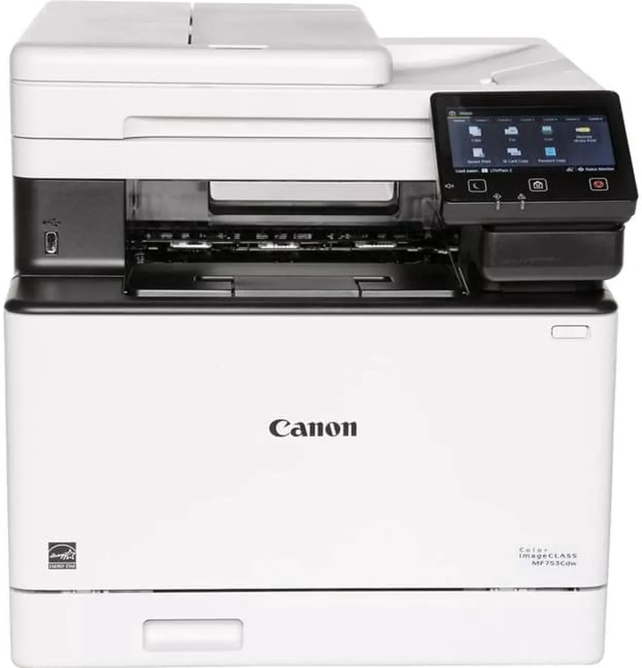 Alt view image 8 of 17 - Canon imageCLASS MF753Cdw Wireless Laser Multifunction Printer Color White