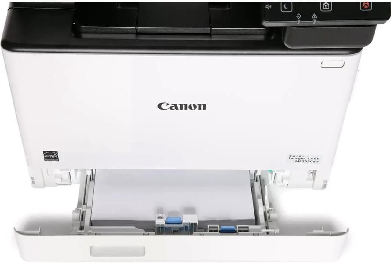 Alt view image 9 of 17 - Canon imageCLASS MF753Cdw Wireless Laser Multifunction Printer Color White