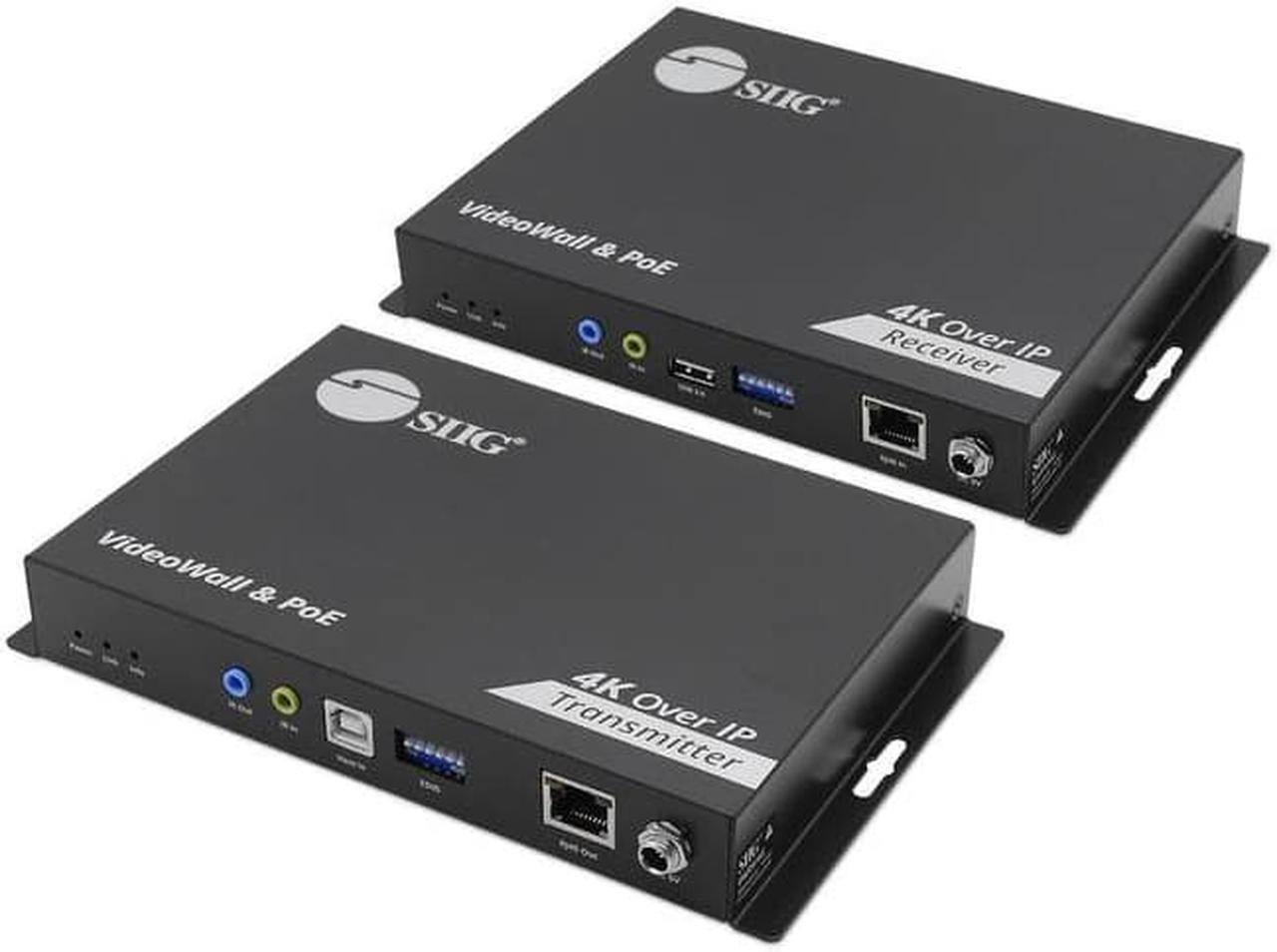 Alt view image 4 of 14 - SIIG 4K60Hz 18Gbps HDMI over IP Matrix Kit CEH28A11S1