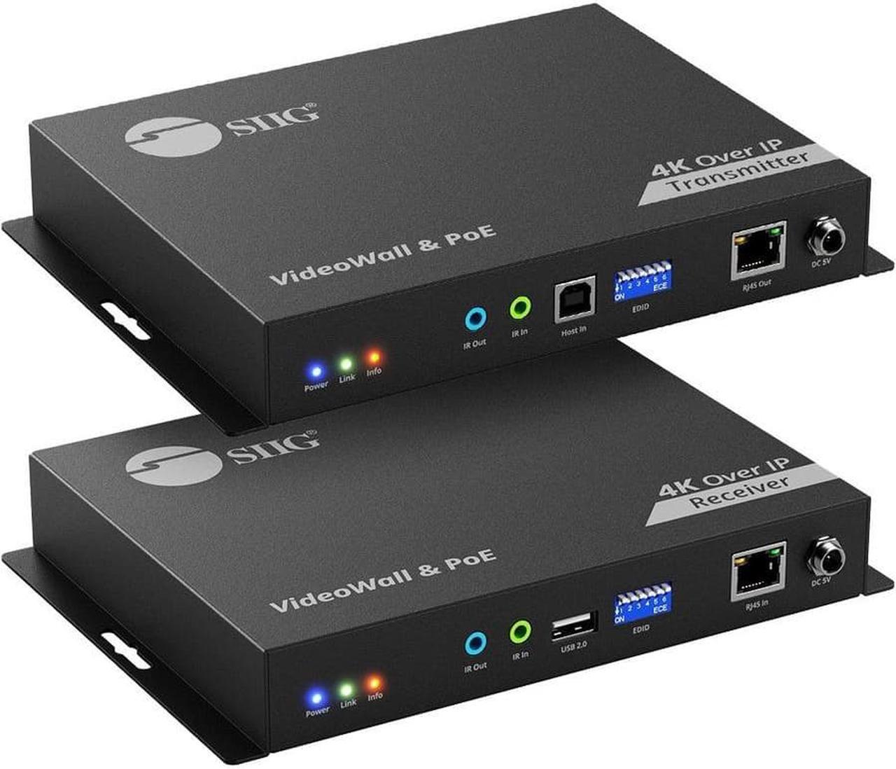Alt view image 6 of 14 - SIIG 4K60Hz 18Gbps HDMI over IP Matrix Kit CEH28A11S1