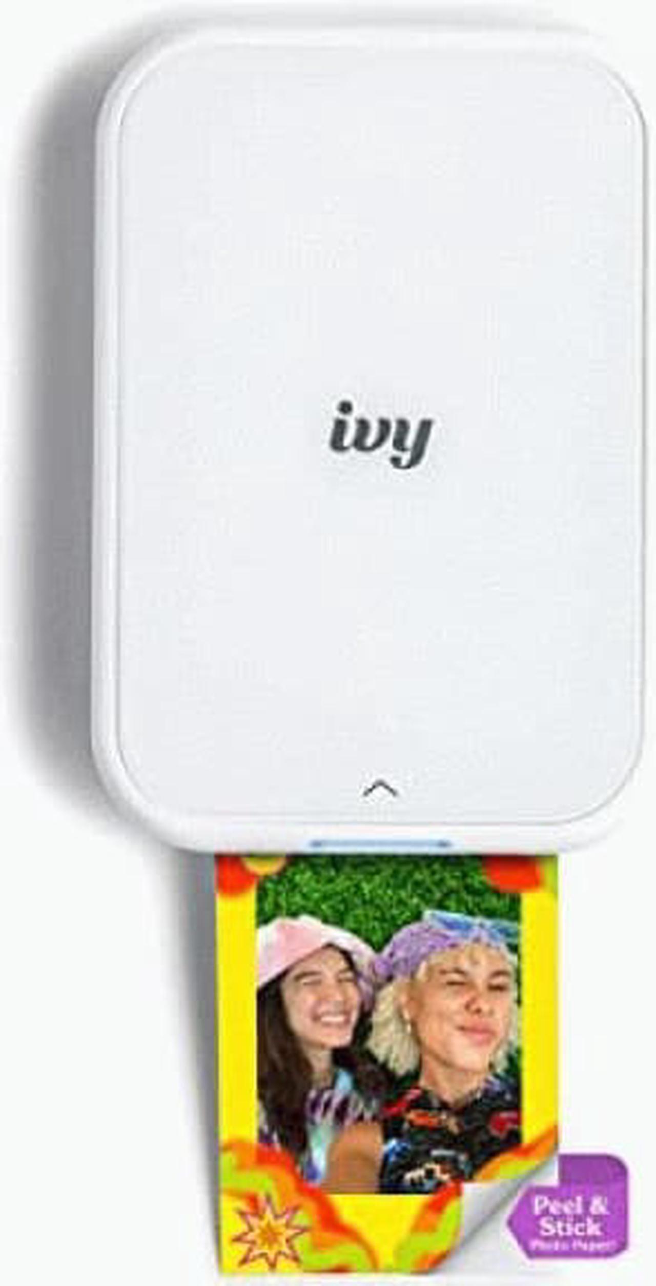 Main image of Canon IVY 2 Mini Photo Printer, Pure White #5452C018