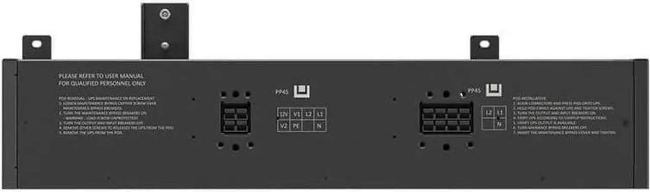 Alt view image 6 of 10 - Vertiv Liebert POD PD5 4 L6-20R UPS Maintenance Bypass for GXT5 PD5-006