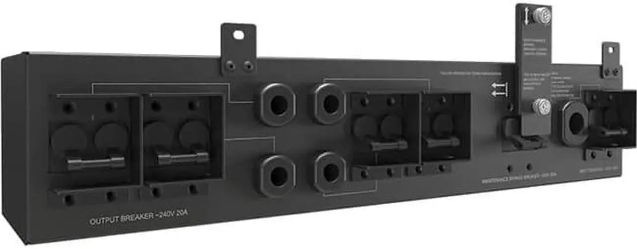 Alt view image 7 of 10 - Vertiv Liebert POD PD5 4 L6-20R UPS Maintenance Bypass for GXT5 PD5-006