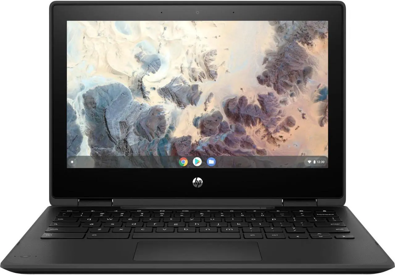 Alt view image 5 of 20 - HP Chromebook x360 11 G4 EE 11.6" Touchscreen Rugged Convertible 2 in 1 Chromebook - HD - 1366 x 768 - Intel Celeron N5100 Quad-core (4 Core) 1.10 GHz - 8 GB Total RAM - 8 GB On-board Memory - 64 ...