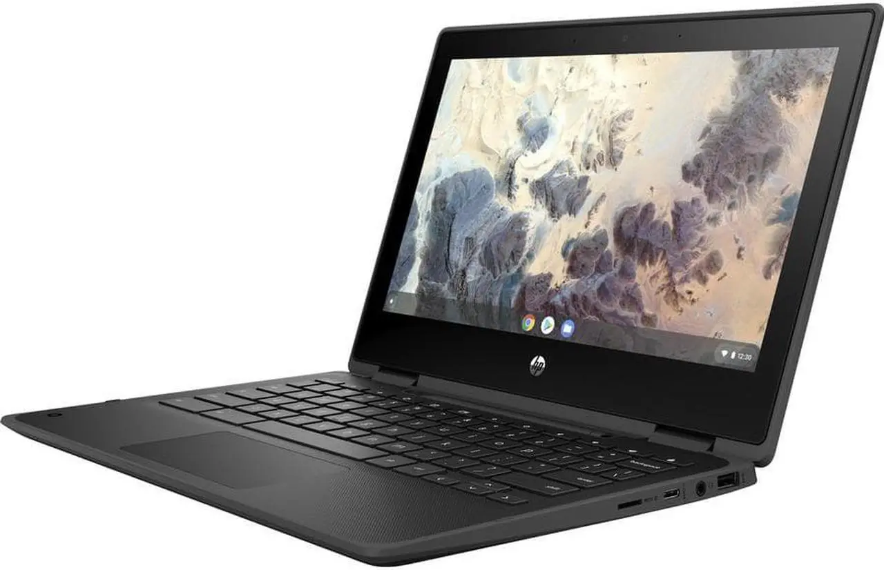 Alt view image 8 of 20 - HP Chromebook x360 11 G4 EE 11.6" Touchscreen Rugged Convertible 2 in 1 Chromebook - HD - 1366 x 768 - Intel Celeron N5100 Quad-core (4 Core) 1.10 GHz - 8 GB Total RAM - 8 GB On-board Memory - 64 ...