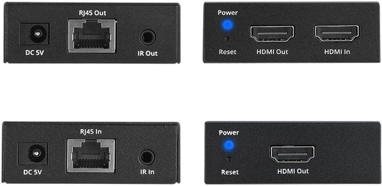 Alt view image 4 of 19 - SIIG 4K60Hz HDMI over Cat6 Extender with Loopout & IR 50m CEH27K11S1