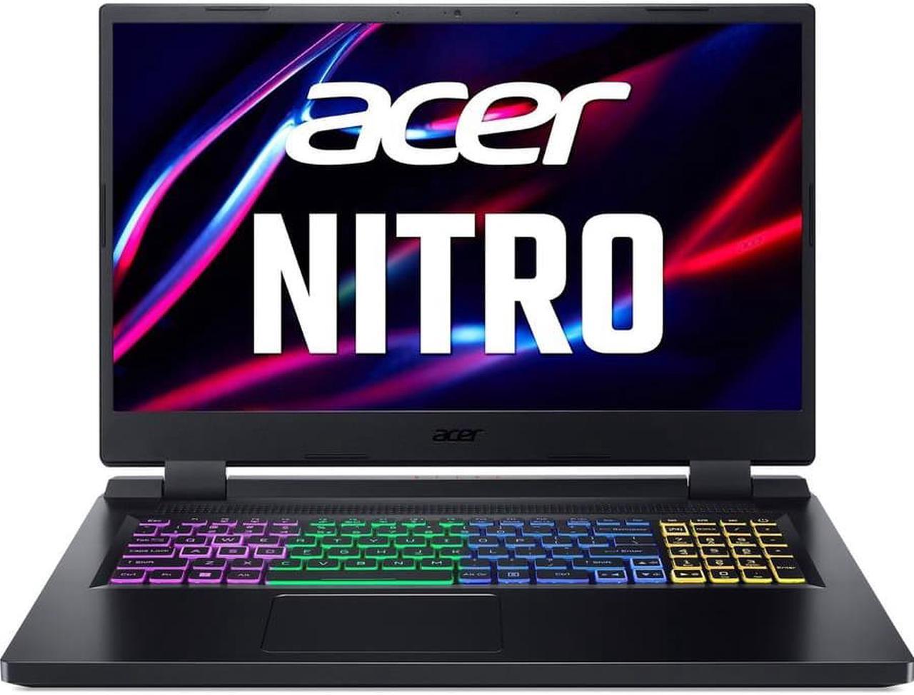 Alt view image 2 of 9 - Acer Nitro 5 - 17.3'' GeForce RTX 3050 Laptop GPU - Intel Core i5-12450H  - 8GB Memory - 512 GB PCIe SSD - Windows 11 Home 64-bit - Gaming Laptop - 144 Hz IPS (AN517-55-58G4 )