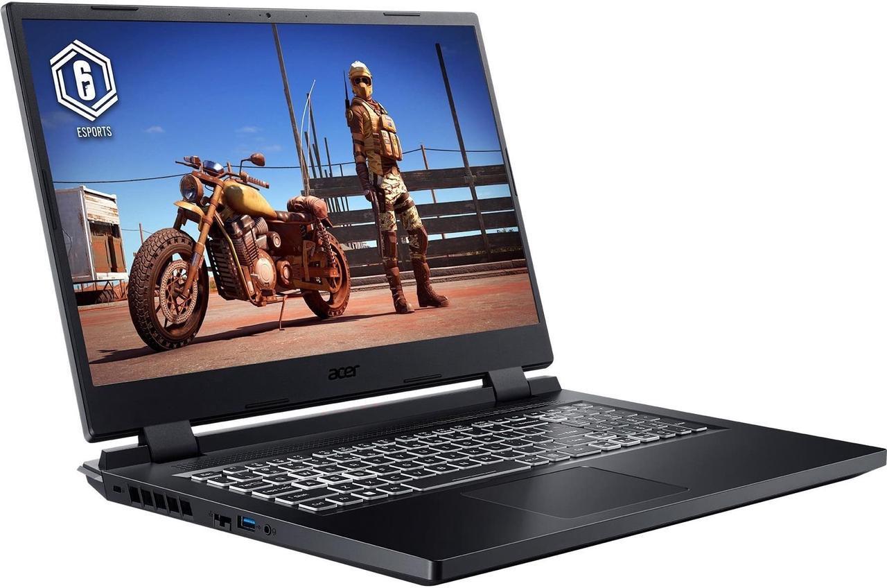 Alt view image 4 of 9 - Acer Nitro 5 - 17.3'' GeForce RTX 3050 Laptop GPU - Intel Core i5-12450H  - 8GB Memory - 512 GB PCIe SSD - Windows 11 Home 64-bit - Gaming Laptop - 144 Hz IPS (AN517-55-58G4 )