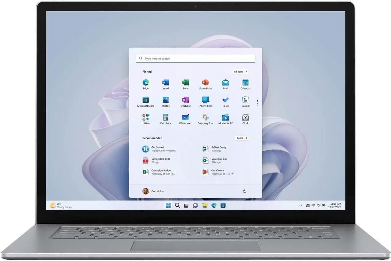 Alt view image 8 of 18 - Microsoft Surface Laptop 5 Notebook i7-1265U 16 GB 256 GB Windows 11 Pro