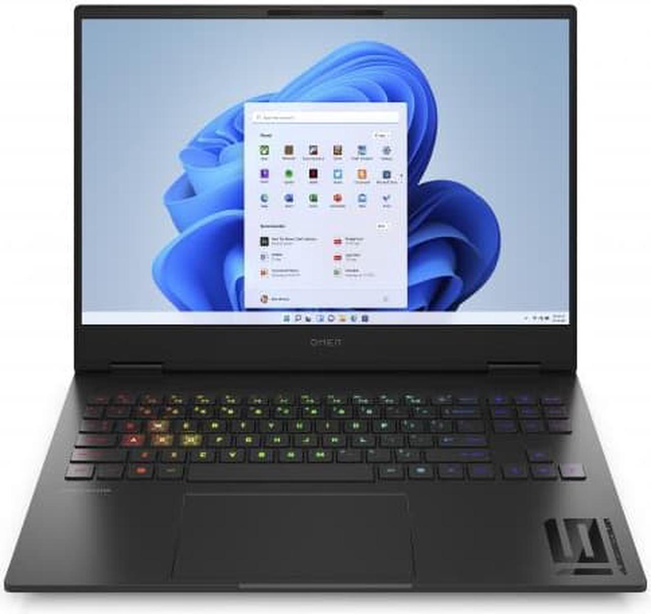 Main image of OMEN by HP Transcend 16" Gaming Laptop WQXGA 240 Hz 400 Nits Intel Core i7-13700HX 16 GB RAM 512 GB SSD NVIDIA GeForce RTX 4070 8GB Shadow Black Bundle