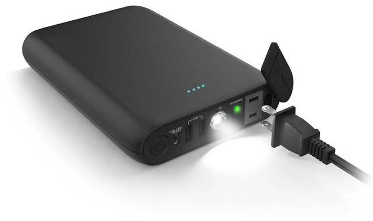 Alt view image 3 of 13 - Mobile Edge CORE Power 24,000mAh AC/USB Laptop Power Charger