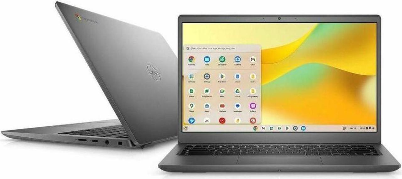 Alt view image 7 of 8 - Dell Latitude 3000 3445 14" Chromebook - Full HD Plus - 1920 x 1200 - AMD Ryzen 3 7320C Quad-core (4 Core) 2.40 GHz - 4 GB Total RAM - 4 GB On-board Memory - 64 GB Flash Memory - AMD Chip - Chrom