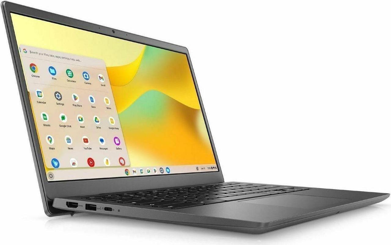 Alt view image 6 of 8 - Dell Latitude 3000 3445 14" Chromebook - Full HD Plus - 1920 x 1200 - AMD Ryzen 3 7320C Quad-core (4 Core) 2.40 GHz - 4 GB Total RAM - 4 GB On-board Memory - 64 GB Flash Memory - AMD Chip - Chrom