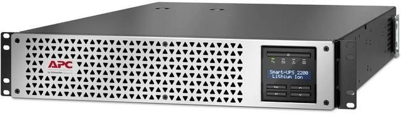 Alt view image 5 of 7 - APC Smart-UPS Line Interactive 2200VA Lithium-ion Rackmount 2U 120V 2x NEMA 5-20R+6x NEMA 5-15R outlets SmartConnect Port+Network Card AVR