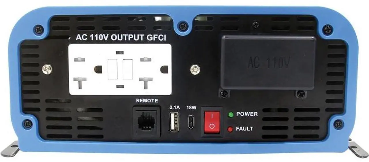 Alt view image 7 of 8 - Tripp Lite 1000W Light-Duty Compact Power Inverter PINV1000SW120