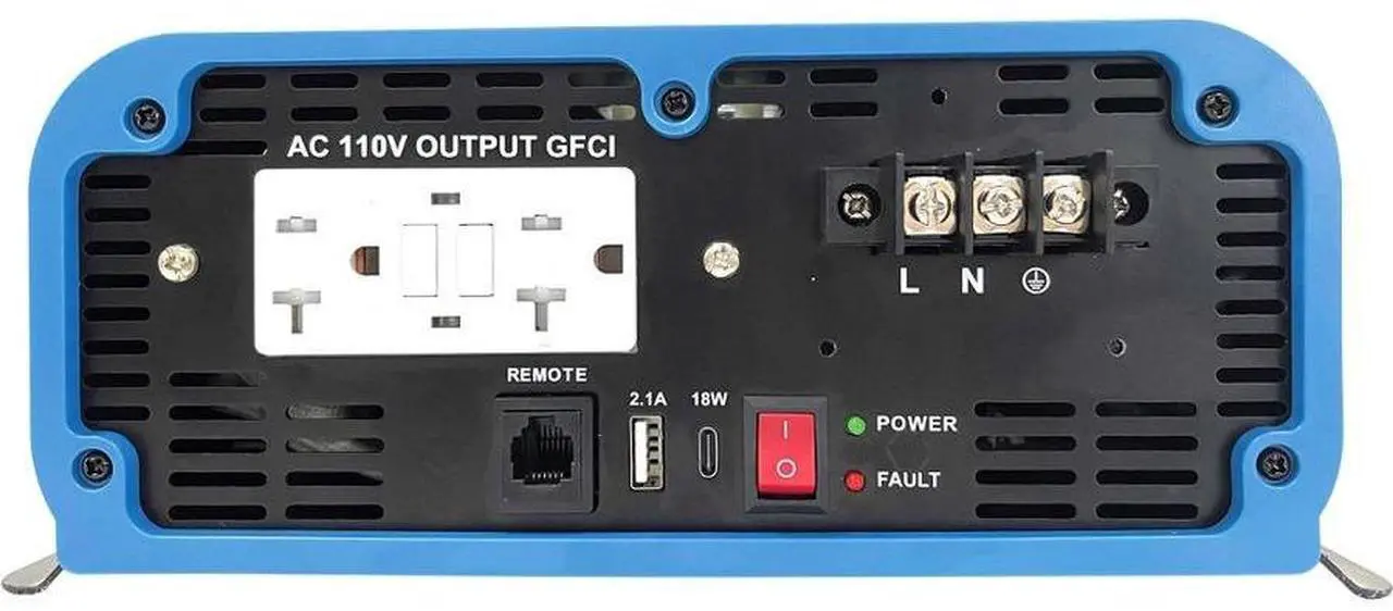 Alt view image 8 of 8 - Tripp Lite 1000W Light-Duty Compact Power Inverter PINV1000SW120
