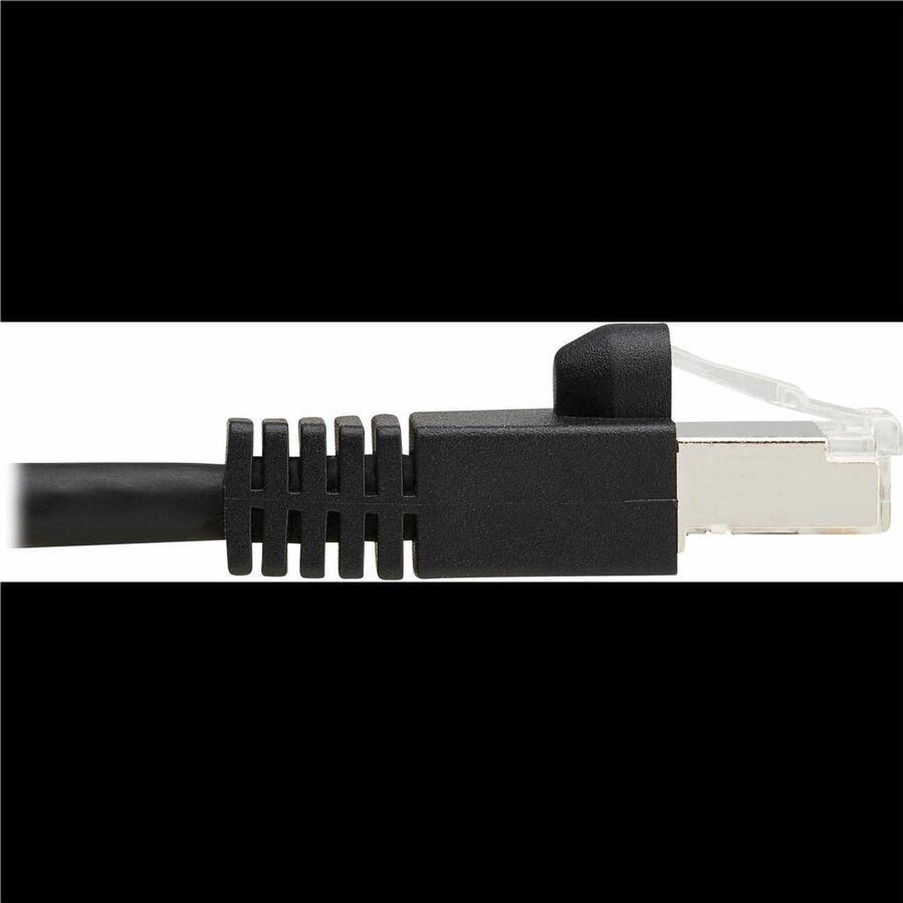 Alt view image 5 of 7 - Tripp Lite Cat8 40G Snagless SSTP Ethernet Cable RJ45 M/M PoE Black 6 ft. 1.8 m N272F06BK
