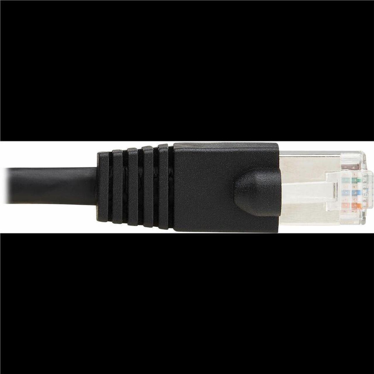 Alt view image 6 of 7 - Tripp Lite Cat8 40G Snagless SSTP Ethernet Cable RJ45 M/M PoE Black 6 ft. 1.8 m N272F06BK