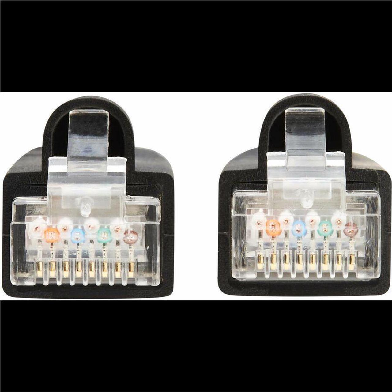 Alt view image 7 of 7 - Tripp Lite Cat8 40G Snagless SSTP Ethernet Cable RJ45 M/M PoE Black 6 ft. 1.8 m N272F06BK