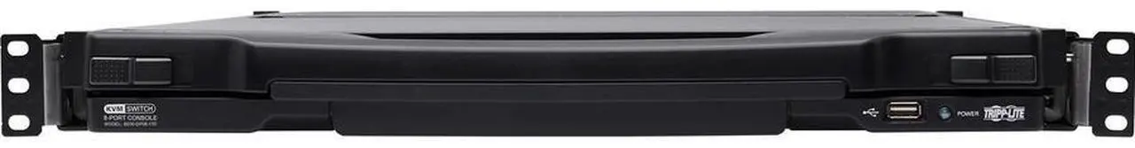 Alt view image 8 of 11 - Tripp Lite by Eaton 8-Port NetDirector DisplayPort KVM Switch Console with 17 in. LCD Dual Rail 1U Rack-Mount TAA B030DP0817D
