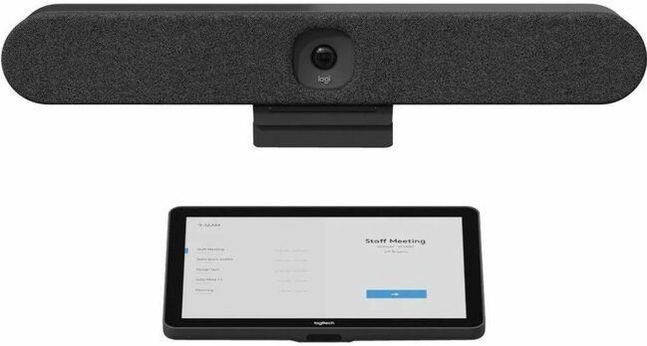 Logitech Rally Bar Huddle + TAP IP Video Conference Equipment - For Huddle Space - 1280 x 800  Video (Live) - Full HD - 1 x Network (RJ-45) - 1 x HDMI In - 1 x HDMI Out - USB - Gigabit Ethernet - Wire