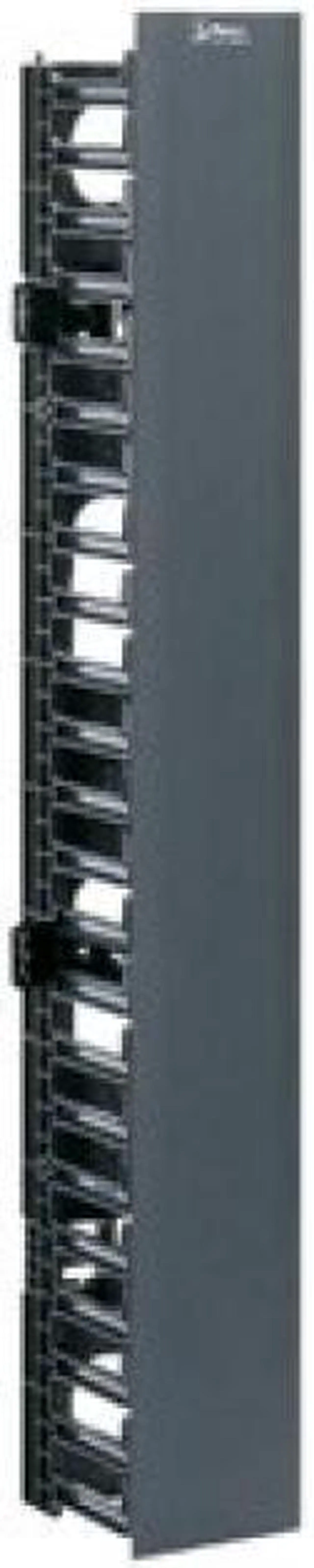 Alt view image 8 of 8 - Panduit - WMPVF22E - Panduit NetRunner WMPVF22E Vertical Cable Manager - Black - 1 Pack - 22U Rack Height