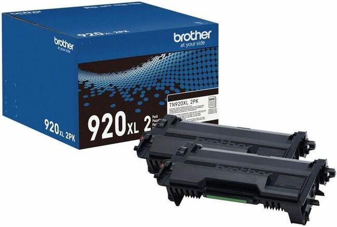 Alt view image 2 of 10 - Brother Genuine TN920XL2PK High-yield Toner Cartridge Twin Pack