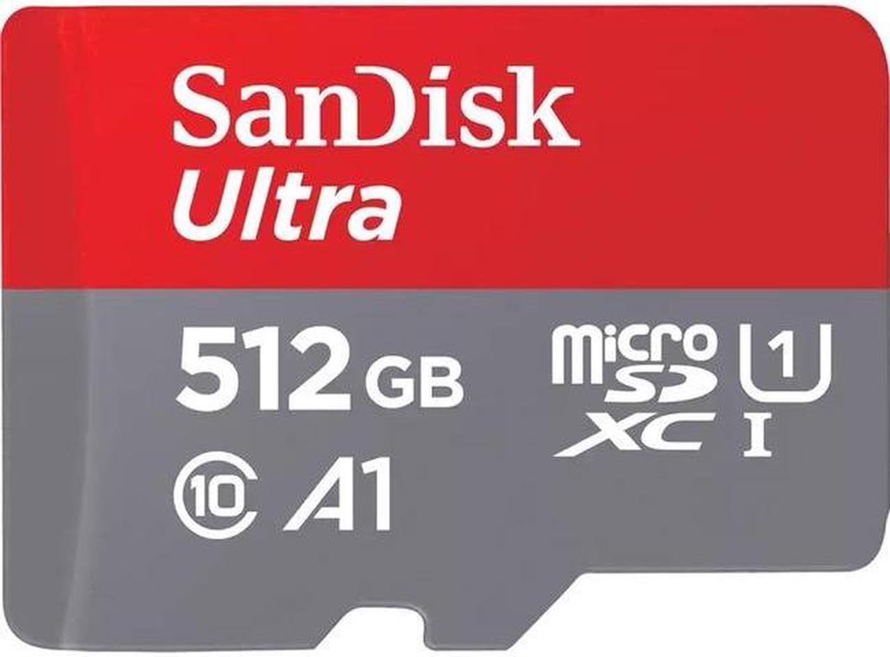 Alt view image 5 of 8 - SanDisk 512GB Ultra Class 10/UHS-I (U1) microSDXC 150 MB/s Read 10 MB/s Write 1 Pack