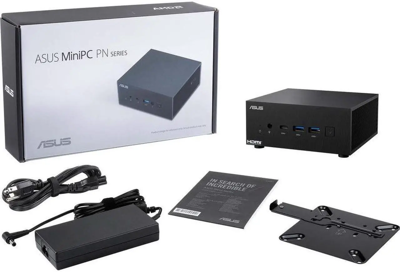 Alt view image 4 of 9 - ASUS ExpertCenter PN53 Mini PC Barebone with the newest AMD Ryzen 7 7735HS, Quad-4K displays, 7 x USB, up to 64GB DDR5 RAM, Triple Storage Design, WiFi 6E, Bluetooth, USB-C with VESA Mount