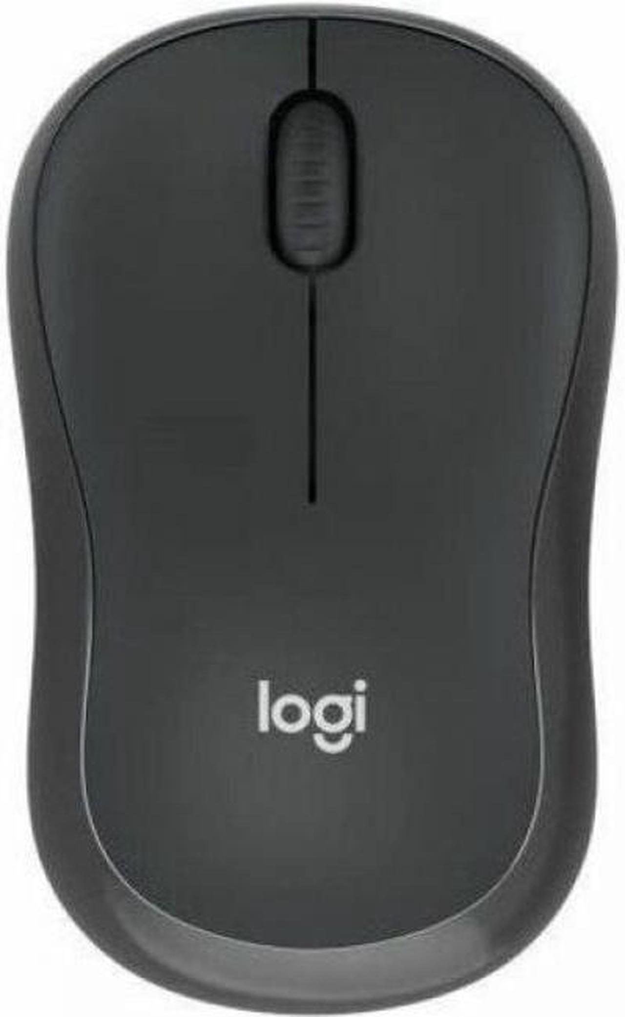 Logitech M240 Mouse - Optical - Wireless - 32.81 ft - Bluetooth - Graphite - USB Type A - 4000 dpi - Scroll Wheel - 3 Button(s) - Symmetrical - 1 x AA Battery Supported