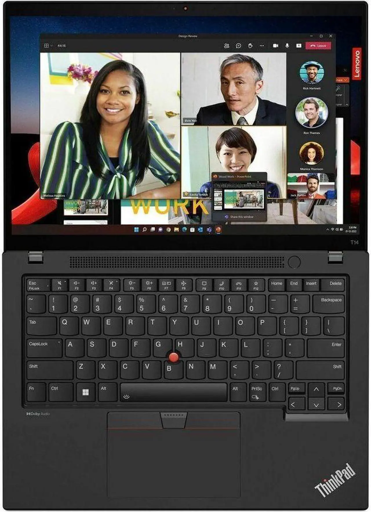 Alt view image 7 of 17 - Lenovo ThinkPad T14 Gen 4 - 14" - AMD Ryzen 5 Pro - 7540U - 16 GB R (21K30004US)
