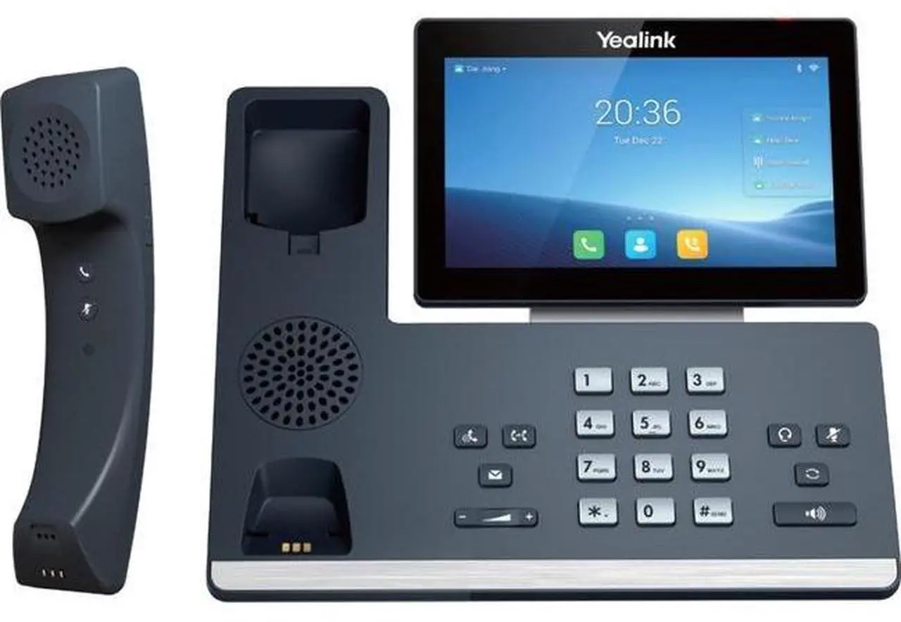 Alt view image 7 of 11 - Yealink T58W Pro Smart Business Phone Android 9 with Bluetooth Wireless Handset