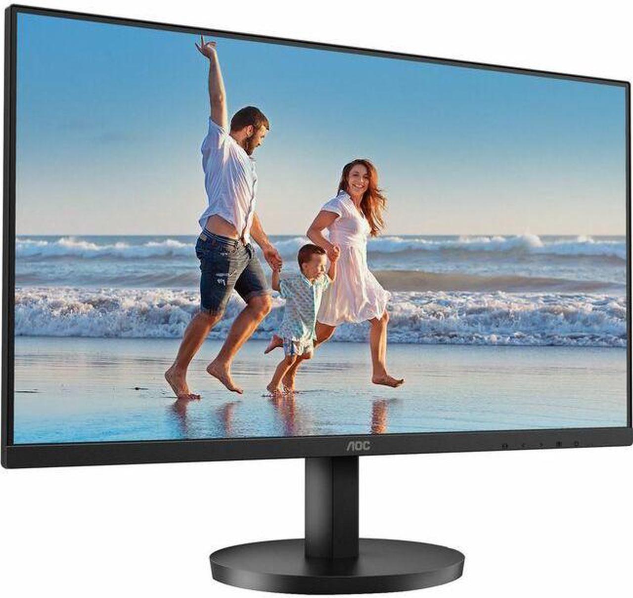 AOC 24B3HM 24" Class Full HD LED Monitor - 16:9 - Black - 23.8" Viewable - Vertical Alignment (VA) - LED Backlight - 1920 x 1080 - 16.7 Million Colors - Adaptive Sync - 250 Nit - 4 ms - 75 H