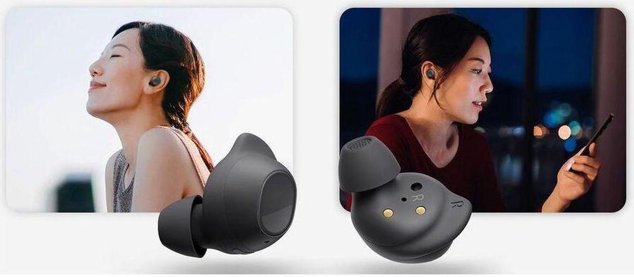 Alt view image 8 of 13 - Samsung Galaxy Buds FE True Wireless Bluetooth Earbuds  SM-R400NZAAXAR - Graphite