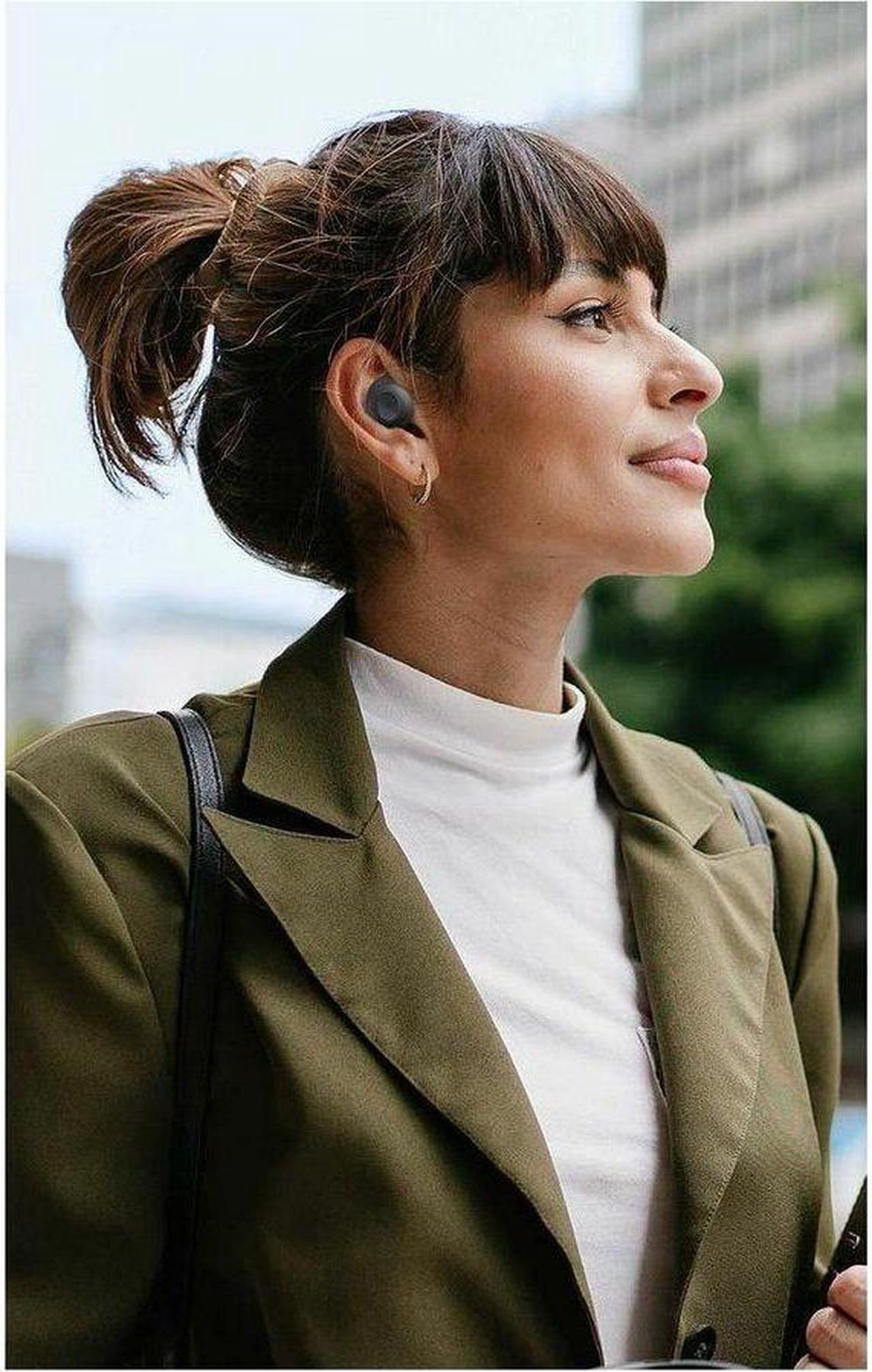 Alt view image 9 of 13 - Samsung Galaxy Buds FE True Wireless Bluetooth Earbuds  SM-R400NZAAXAR - Graphite