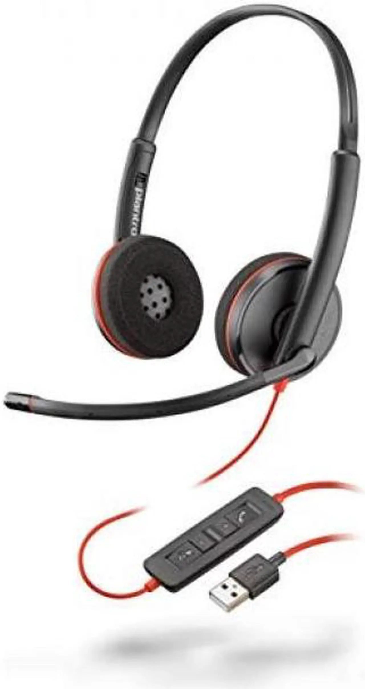 Main image of Poly Blackwire C3220 Stereo On Ear Computer Headset, Black (209745-101)