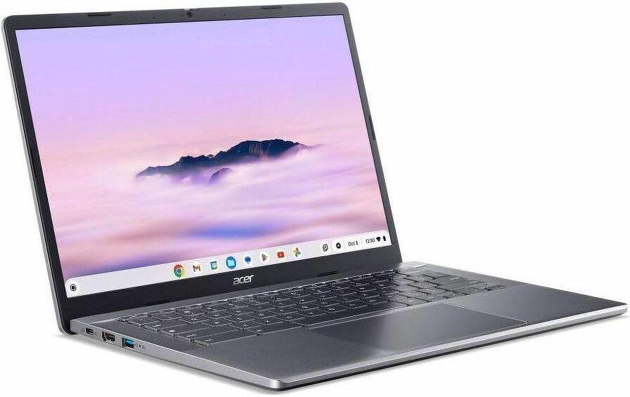 Alt view image 3 of 9 - Acer Chromebook Plus 14" Chromebook - AMD Ryzen 3 7320C Quad-core (4 Core) 2.40 GHz - 8 GB - 256 GB SSD - Iron