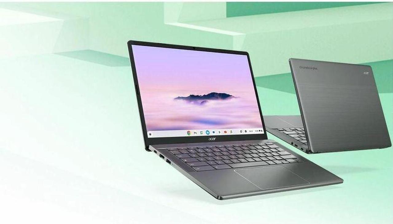 Alt view image 5 of 9 - Acer Chromebook Plus 514 CBE574-1T-R1Z4 14" Touchscreen Chromebook - WUXGA - 1920 x 1200 - AMD Ryzen 5 7520C Quad-core (4 Core) 2.80 GHz - 16 GB Total RAM - 256 GB SSD - Iron - AMD Chip - ChromeO