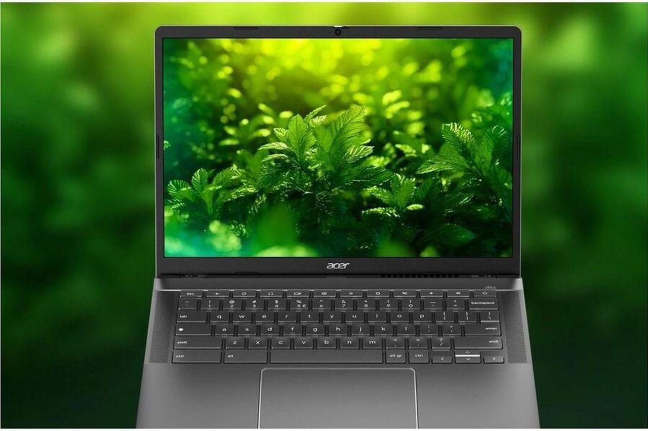 Alt view image 6 of 9 - Acer Chromebook Plus 514 CBE574-1T-R1Z4 14" Touchscreen Chromebook - WUXGA - 1920 x 1200 - AMD Ryzen 5 7520C Quad-core (4 Core) 2.80 GHz - 16 GB Total RAM - 256 GB SSD - Iron - AMD Chip - ChromeO