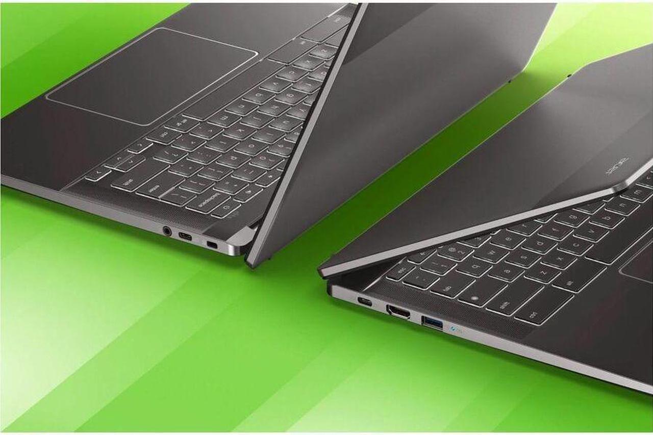 Alt view image 7 of 9 - Acer Chromebook Plus 514 CBE574-1T-R1Z4 14" Touchscreen Chromebook - WUXGA - 1920 x 1200 - AMD Ryzen 5 7520C Quad-core (4 Core) 2.80 GHz - 16 GB Total RAM - 256 GB SSD - Iron - AMD Chip - ChromeO