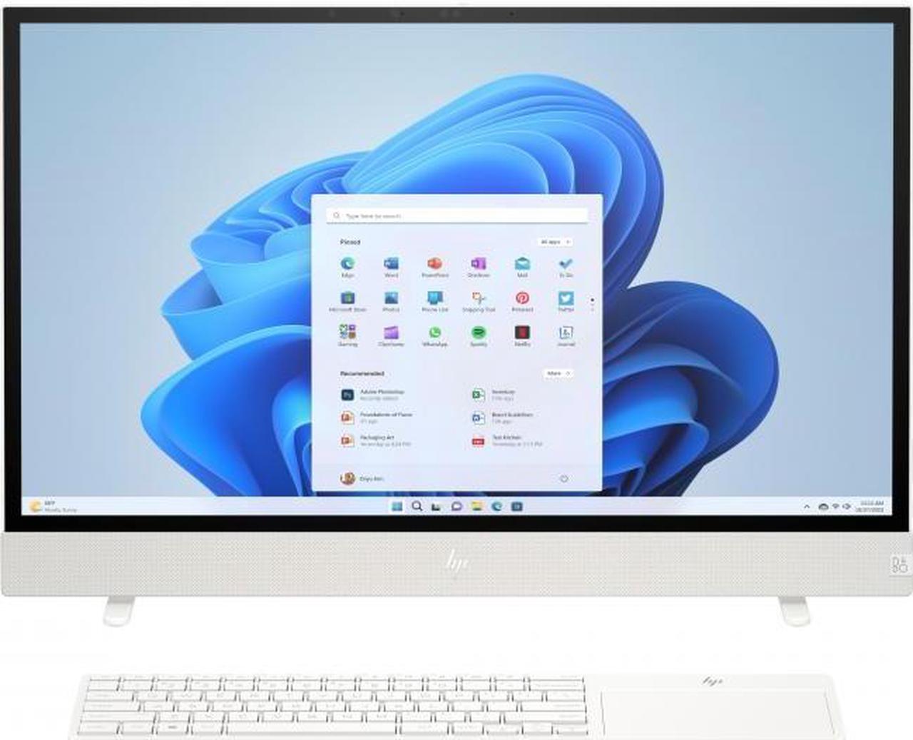 Main image of HP Envy Move 23.8" inch All-in-One Desktop Touch QHD 2560x1440 300 Nit Display Intel Core i3-1315U 8GB RAM 512GB SSD Intel UHD Graphics Shell White