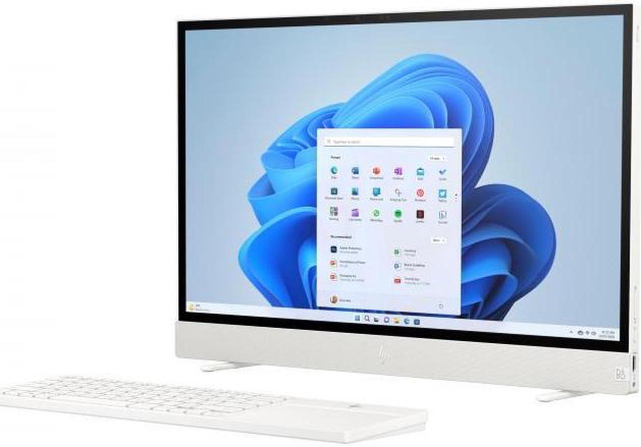 Alt view image 3 of 14 - HP Envy Move 23.8" inch All-in-One Desktop Touch QHD 2560x1440 300 Nit Display Intel Core i3-1315U 8GB RAM 512GB SSD Intel UHD Graphics Shell White