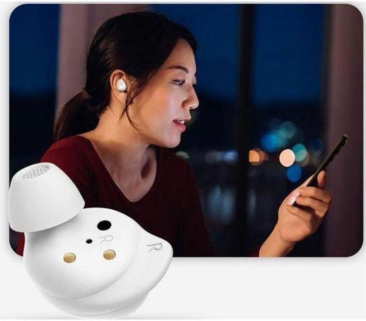 Alt view image 13 of 13 - Samsung Galaxy Buds FE True Wireless Bluetooth Earbuds SM-R400NZWAXAR - White