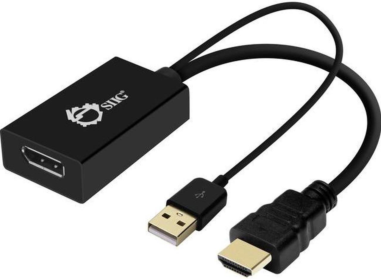 Alt view image 4 of 18 - SIIG CE-H22W11-S1 Hdmi To Displayport 4K Ultra Hd Convert Connect Displayport To Hdmi