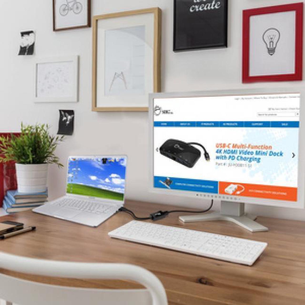 Alt view image 8 of 18 - SIIG CE-H22W11-S1 Hdmi To Displayport 4K Ultra Hd Convert Connect Displayport To Hdmi